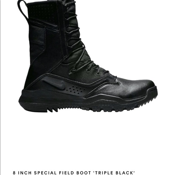 Nike Other - Nike 8 inch Special Field Boot ‘Triple Black’
